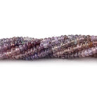 3.5-4mm Multi Color Spinel Faceted Rondelle Beads 16 inch 190 pieces - Beadsofcambay.com