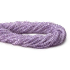 3.5-4mm Pink Amethyst Faceted Rondelle Beads 14 inch 134 pieces - Beadsofcambay.com
