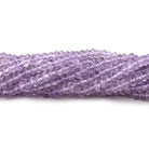 3.5-4mm Pink Amethyst Faceted Rondelle Beads 14 inch 134 pieces - Beadsofcambay.com