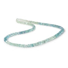 3.5-4mm Shaded Fluorite Faceted Rondelle Beads 16 inch 180 pieces - Beadsofcambay.com