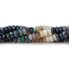 3.5-5.5mm Australian Opal Beads Faceted Rondelles 18 inch 190 beads AA - Beadsofcambay.com