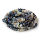 3.5-5.5mm Australian Opal Beads Faceted Rondelles 18 inch 190 beads AA - Beadsofcambay.com