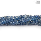 3.5-5.5mm Kyanite faceted rondelle beads 16 inches 180 pieces 1mm drill hole - Beadsofcambay.com