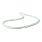 3.5-5.5mm Pale Chrysoprase Plain Rondelle Beads 18 inch 151 pieces - Beadsofcambay.com