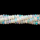 3.5-5mm Ethiopian Opal Faceted Rondelles 16.5 inch 166 Beads AAA - Beadsofcambay.com