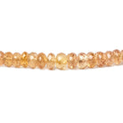 3.5-6.5mm Imperial Topaz Faceted Rondelle Beads 16.5 inch 162 pieces - Beadsofcambay.com