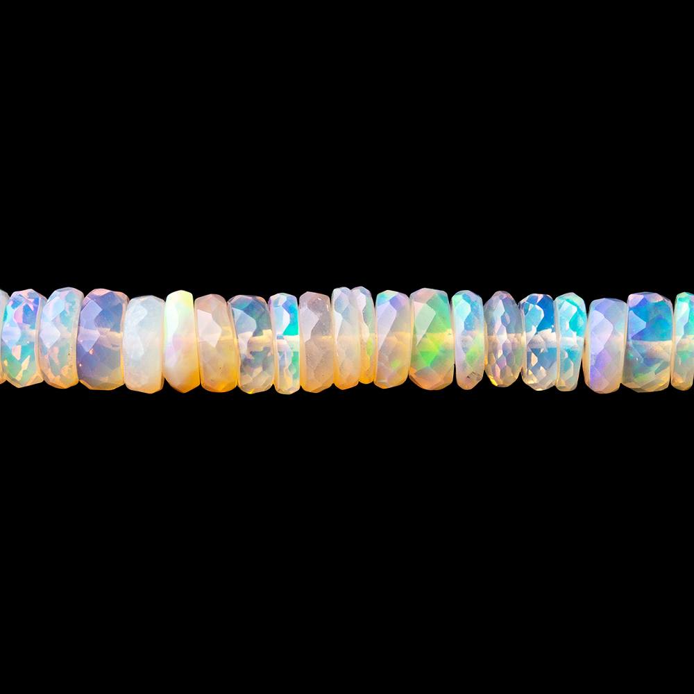 3.5-6mm Ethiopian Opal Faceted Heshi Beads 17 inch 245 pieces AAA - Beadsofcambay.com