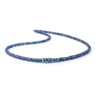 3.5-6mm Kyanite Faceted Rondelle Beads 18 inch 187 pieces AA - Beadsofcambay.com