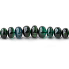 3.5-7.5mm Indicolite Blue & Chrome Green Tourmaline Plain Rondelles 18 inch 170 pieces AA - Beadsofcambay.com