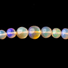 3.5-7mm Golden Ethiopian Opal Plain Round Beads 16 inch 90 pieces AA - Beadsofcambay.com
