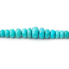 3.5-7mm Sleeping Beauty Turquoise Faceted Rondelle Beads 14 inch 160 pieces - Beadsofcambay.com