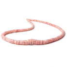 3.5-8mm Pink Peruvian Opal Heshi Beads 18 inch 250 pieces AA - Beadsofcambay.com