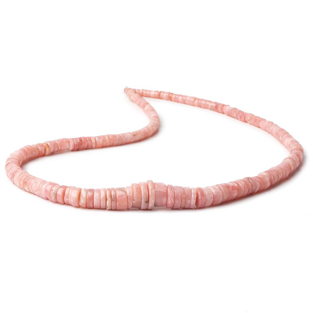 3.5-8mm Pink Peruvian Opal Heshi Beads 18 inch 250 pieces AA - Beadsofcambay.com