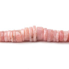 3.5-8mm Pink Peruvian Opal Heshi Beads 18 inch 250 pieces AA - Beadsofcambay.com
