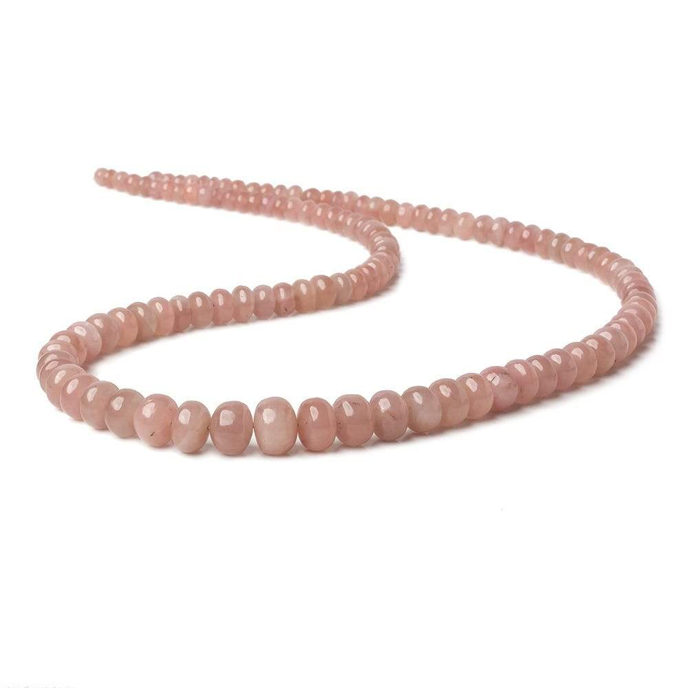 3.5-9mm Strawberry Quartz plain rondelles 18 inch 116 beads AA - Beadsofcambay.com