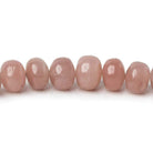 3.5-9mm Strawberry Quartz plain rondelles 18 inch 116 beads AA - Beadsofcambay.com