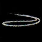 3.5mm Ethiopian Opal micro faceted round beads 17 inch 123 pieces AAA - Beadsofcambay.com