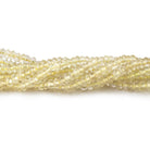 3.5mm Lemon Quartz faceted rondelle Beads 14.5 inch 175 pieces - Beadsofcambay.com