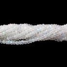 3.5mm Rainbow Moonstone Faceted Rondelle Beads 15.5 inch 120 pieces - Beadsofcambay.com