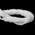 3.5mm Rainbow Moonstone Faceted Rondelle Beads 15.5 inch 120 pieces - Beadsofcambay.com