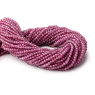 3.5mm Ruby Micro Faceted Rondelle Beads 12.5 inch 108 pieces A - Beadsofcambay.com