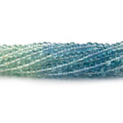 3.5mm Shaded Fluorite Plain Rondelle Beads 13 inch 121 pieces - Beadsofcambay.com