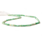 3.5mm Shaded Prase Opal micro faceted rondelles 13 inch 115 beads - Beadsofcambay.com
