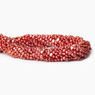 3.5x3-4x3mm Salmon Orange Side Drilled Baroque Freshwater Pearl 15 inch 92 pcs - Beadsofcambay.com