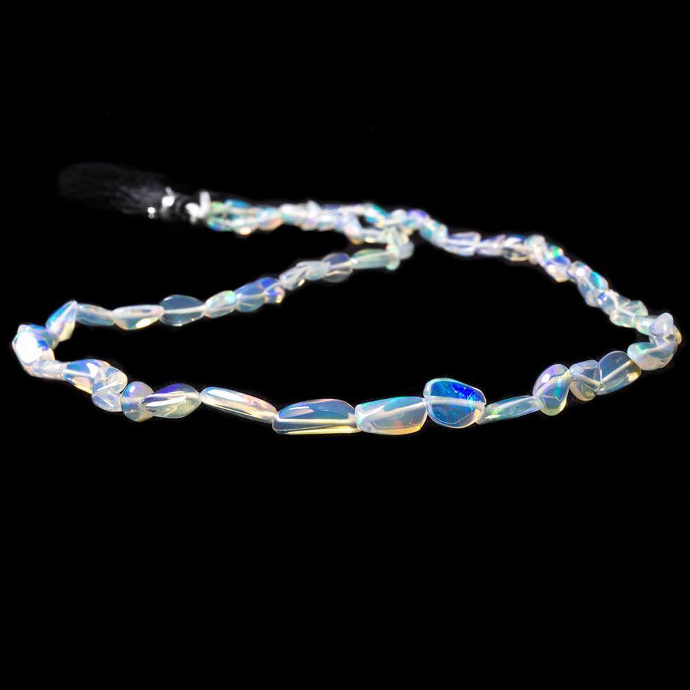 3.5x3.5-9x6mm Ethiopian Opal Plain Nugget Beads 16 inch 70 pieces - Beadsofcambay.com