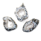 36x23mm Tri Color Occo Agate Slice Bead 1 piece - Beadsofcambay.com