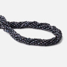 4x3mm Black Baroque Freshwater Pearl beads 15.5 inch 100 pieces - BeadsofCambay.com