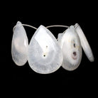 37x24-48x35mm Peacock Solar Quartz faceted pear beads 9 inch 8 pieces AAA - Beadsofcambay.com