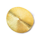 39mm 22kt Gold plated Copper Brushed Wavy Disc Set of 2 pieces - Beadsofcambay.com