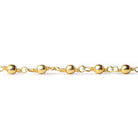 3mm 22kt Gold plated Round Gold plated Chain by the foot - Beadsofcambay.com