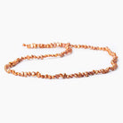 3mm - 4mm Caramel Baroque Pearl, 15 inch, 132 pieces - Beadsofcambay.com