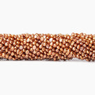 3mm - 4mm Caramel Baroque Pearl, 15 inch, 132 pieces - Beadsofcambay.com
