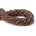 3mm Andalusite Micro Faceted Rondelle Beads 12.5 inch 128 pieces - Beadsofcambay.com