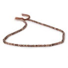 3mm Andalusite Micro Faceted Rondelle Beads 12.5 inch 128 pieces - Beadsofcambay.com