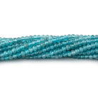 3mm Apatite Micro Faceted Rondelle Beads 15.25 inch 172 pieces - Beadsofcambay.com