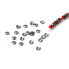 3mm Black Gold Plated Copper Plain Bead Cap 8 inch 380 pieces - Beadsofcambay.com