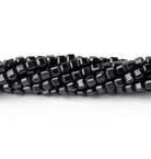 3mm Black Spinel Micro Faceted Cube Beads 12.5 inch 106 pieces 