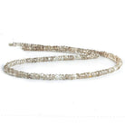 3mm Champagne Zircon Faceted Rondelle Beads 13.5 inch 200 beads - Beadsofcambay.com