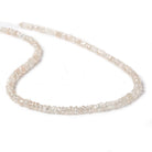 3mm Champagne Zircon Faceted Rondelle Beads 13.5 inch 200 pieces - Beadsofcambay.com