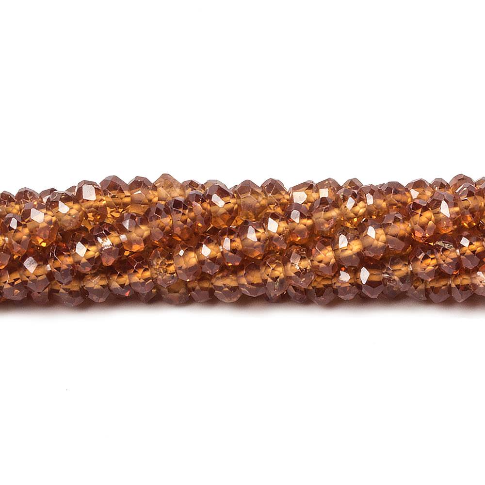 3mm Color Change Garnet Beads Faceted Rondelle 14.5 inch 215 pieces - Beadsofcambay.com