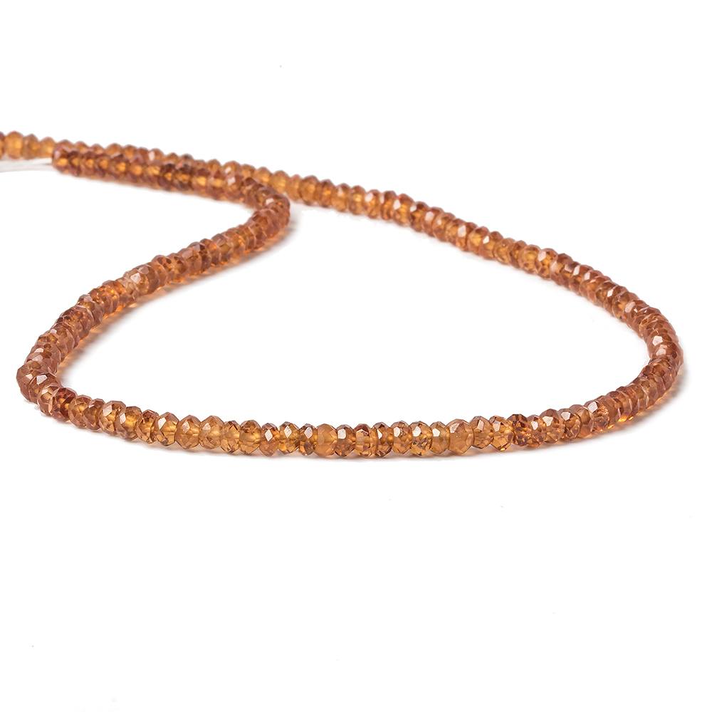 3mm Color Change Garnet Beads Faceted Rondelle 14.5 inch 215 pieces - Beadsofcambay.com