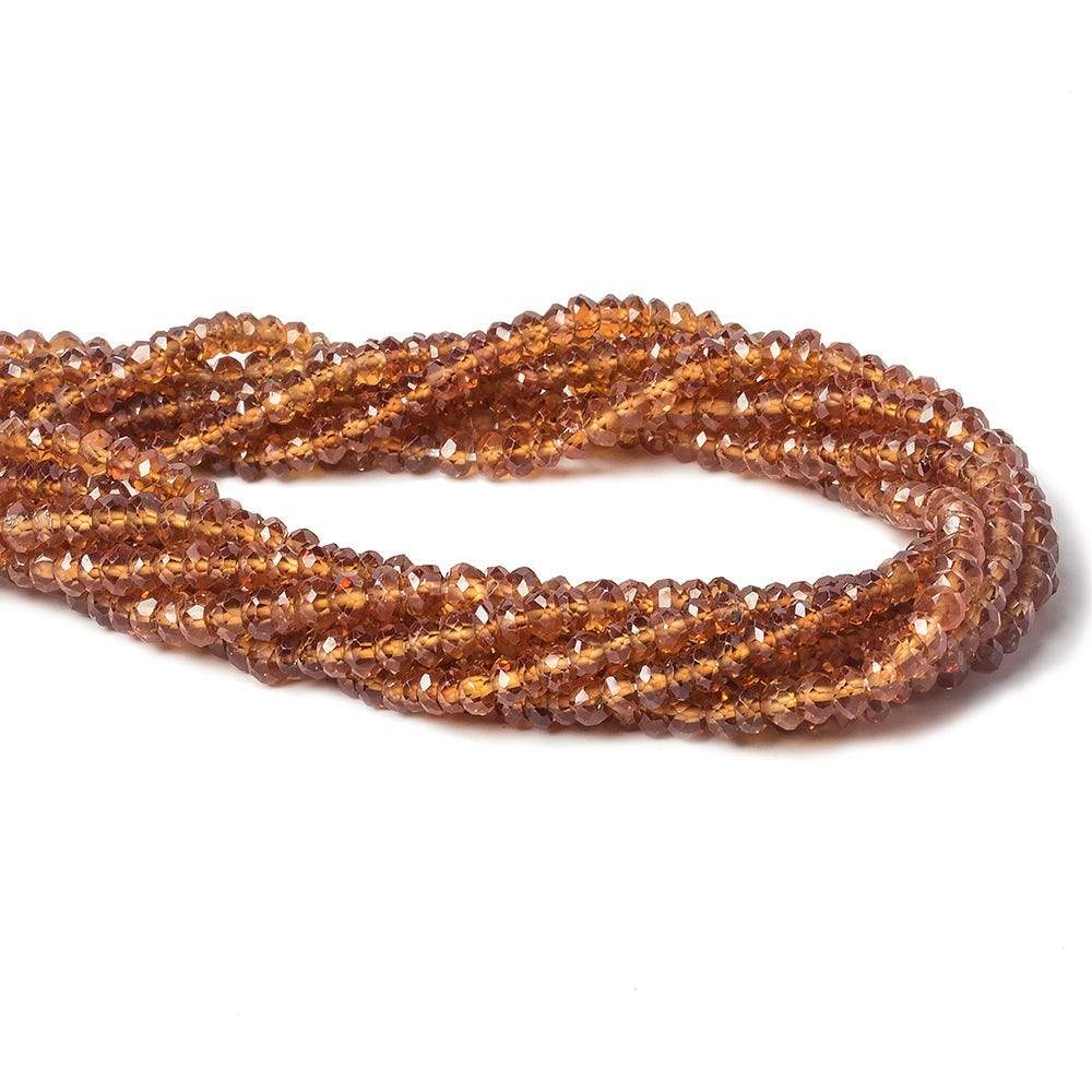 3mm Color Change Garnet Beads Faceted Rondelle 14.5 inch 215 pieces - Beadsofcambay.com