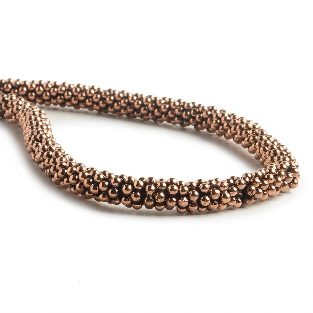 3mm Copper Daisy Spacer 8 inch 78 pieces - Beadsofcambay.com