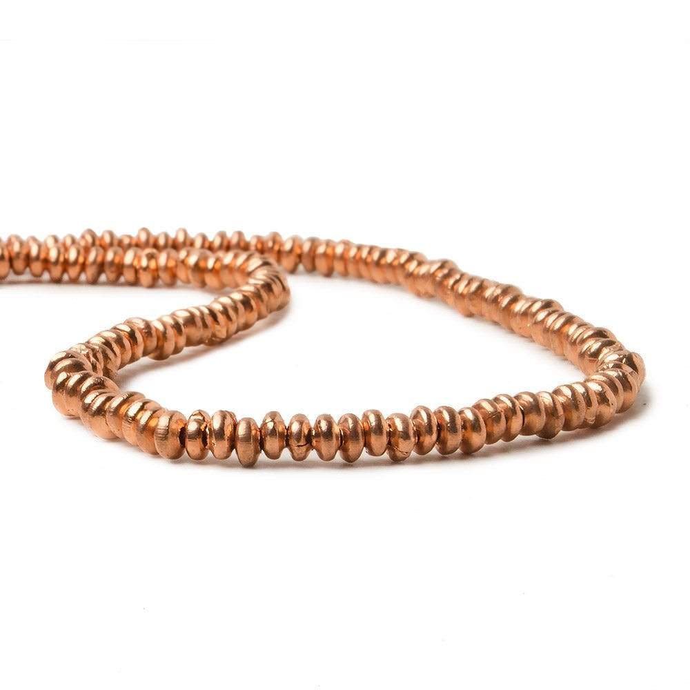 3mm Copper Plain Disc 8 inch 135 pcs - Beadsofcambay.com