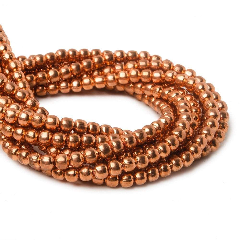 3mm Copper Plain Round 8 inch 67 pcs