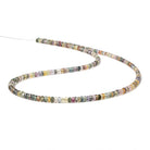 3mm Fancy Sapphire faceted rondelles 15 inch 251 beads AA Grade - Beadsofcambay.com